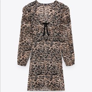 Zara Animal Print Dress
